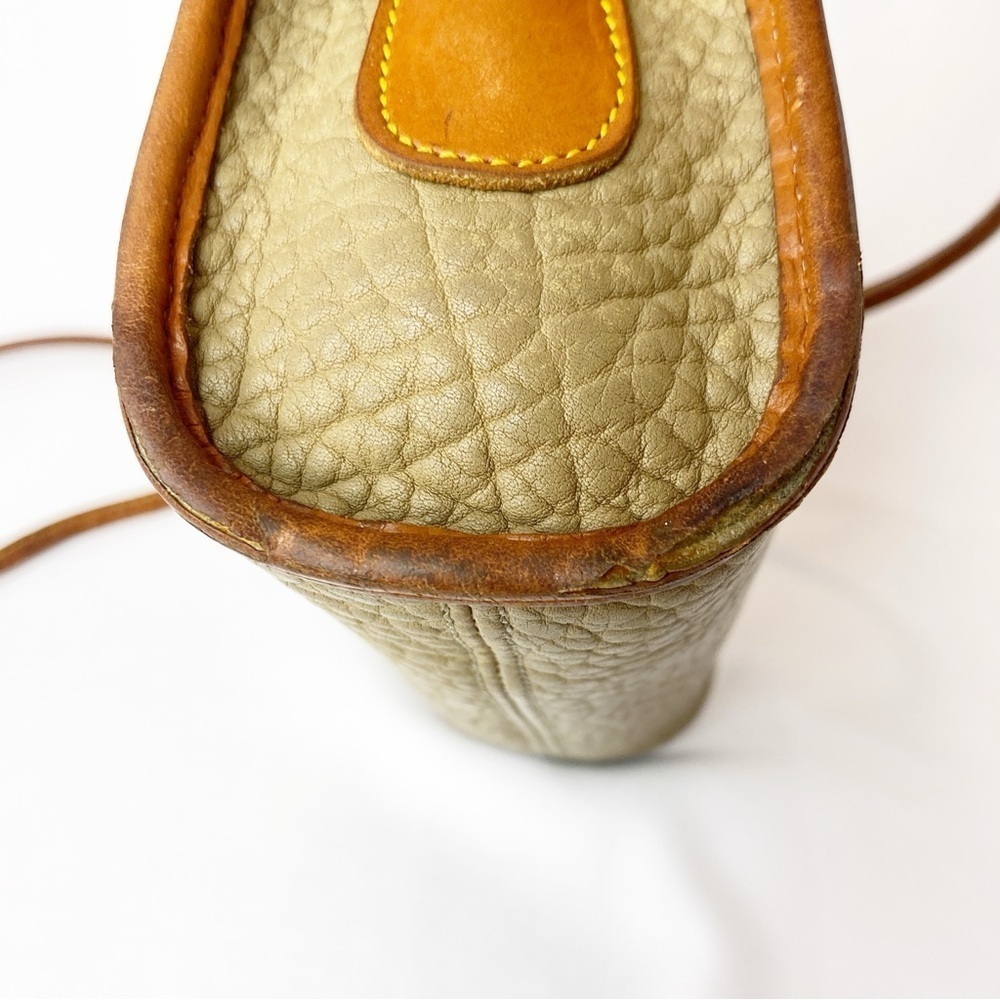 Vintage 80/90s Y2K Dooney & Bourke Leather Calfskin Mini Zip Top Cross Body Bag - Picture 8 of 16